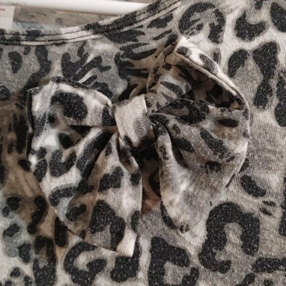 3/$25 CHEROKEE girl animal print black gray and white ruffle skirt dress… - Picture 5 of 8